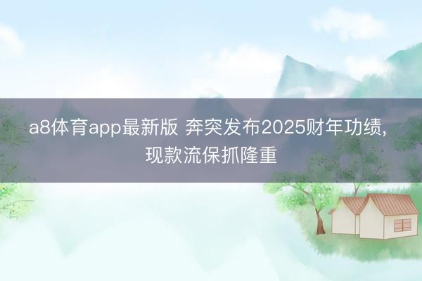 a8体育app最新版 奔突发布2025财年功绩, 现款流保抓隆重