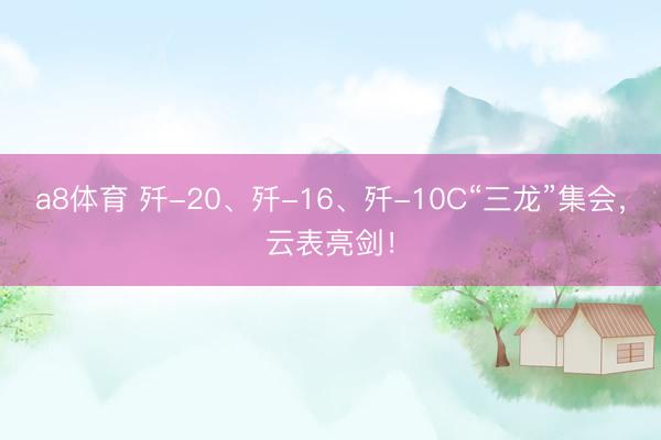 a8体育 歼-20、歼-16、歼-10C“三龙”集会，云表亮剑！