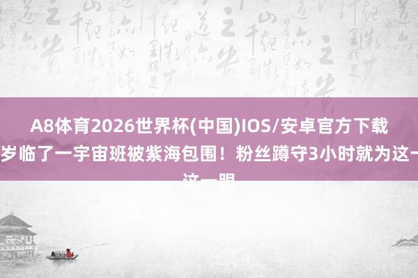 A8体育2026世界杯(中国)IOS/安卓官方下载 15岁临了一宇宙班被紫海包围！粉丝蹲守3小时就为这一眼