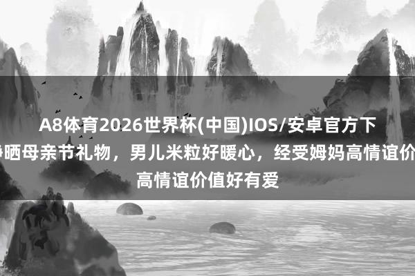 A8体育2026世界杯(中国)IOS/安卓官方下载 伊能静晒母亲节礼物，男儿米粒好暖心，经受姆妈高情谊价值好有爱