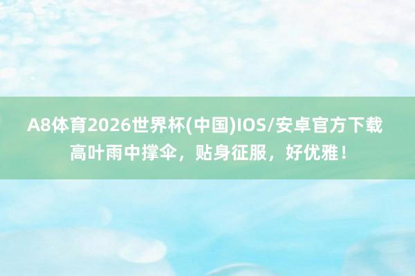 A8体育2026世界杯(中国)IOS/安卓官方下载 高叶雨中撑伞，贴身征服，好优雅！