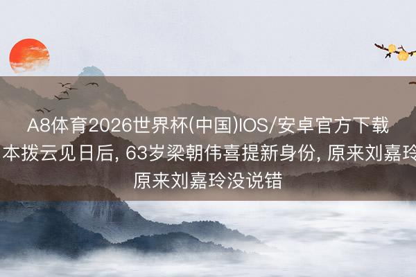 A8体育2026世界杯(中国)IOS/安卓官方下载 假寓日本拨云见日后， 63岁梁朝伟喜提新身份， 原来刘嘉玲没说错