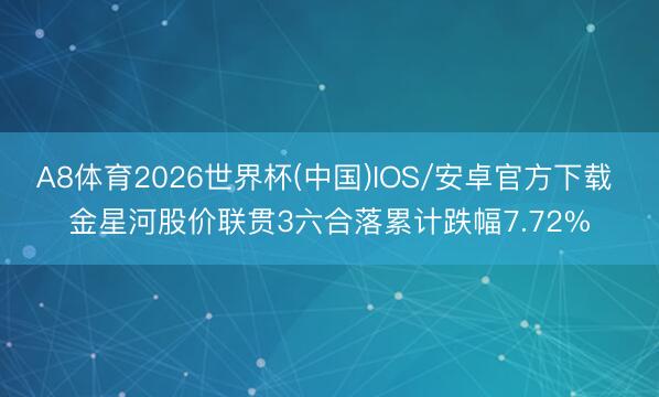A8体育2026世界杯(中国)IOS/安卓官方下载 金星河股价联贯3六合落累计跌幅7.72%