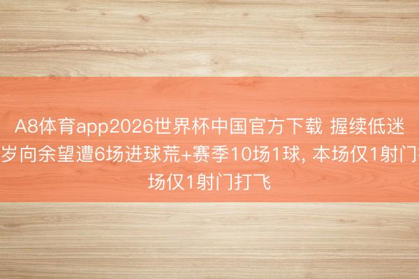 A8体育app2026世界杯中国官方下载 握续低迷! 22岁向余望遭6场进球荒+赛季10场1球， 本场仅1射门打飞