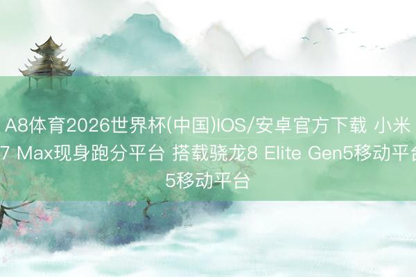 A8体育2026世界杯(中国)IOS/安卓官方下载 小米17 Max现身跑分平台 搭载骁龙8 Elite Gen5移动平台