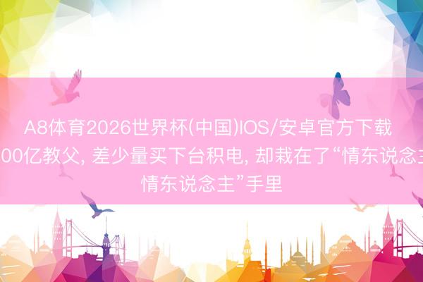 A8体育2026世界杯(中国)IOS/安卓官方下载 欠债2000亿教父， 差少量买下台积电， 却栽在了“情东说念主”手里