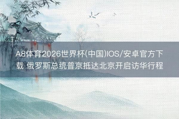 A8体育2026世界杯(中国)IOS/安卓官方下载 俄罗斯总统普京抵达北京开启访华行程