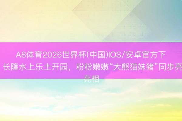 A8体育2026世界杯(中国)IOS/安卓官方下载 长隆水上乐土开园，粉粉嫩嫩“大熊猫妹猪”同步亮相