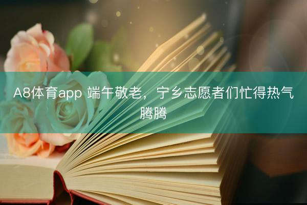 A8体育app 端午敬老，宁乡志愿者们忙得热气腾腾